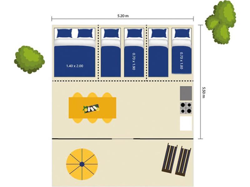 Easyatent Tent Lanterna Holiday park